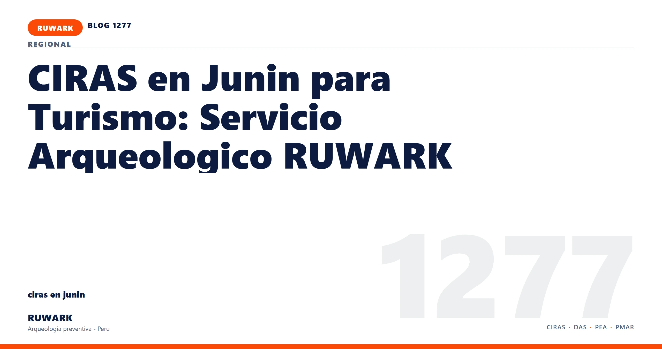 observacion - RUWARK arqueologia preventiva Peru