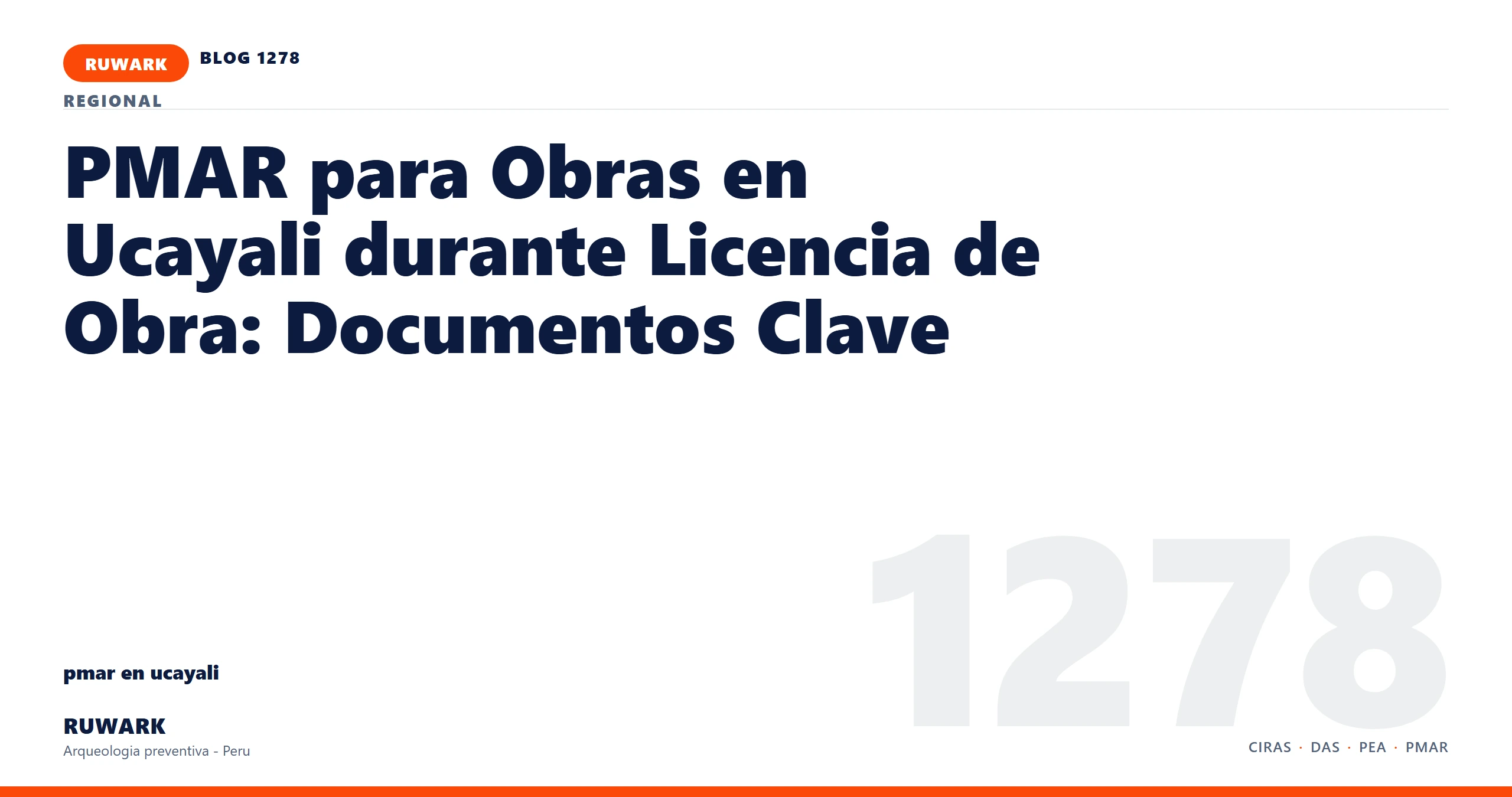 observacion - RUWARK arqueologia preventiva Peru