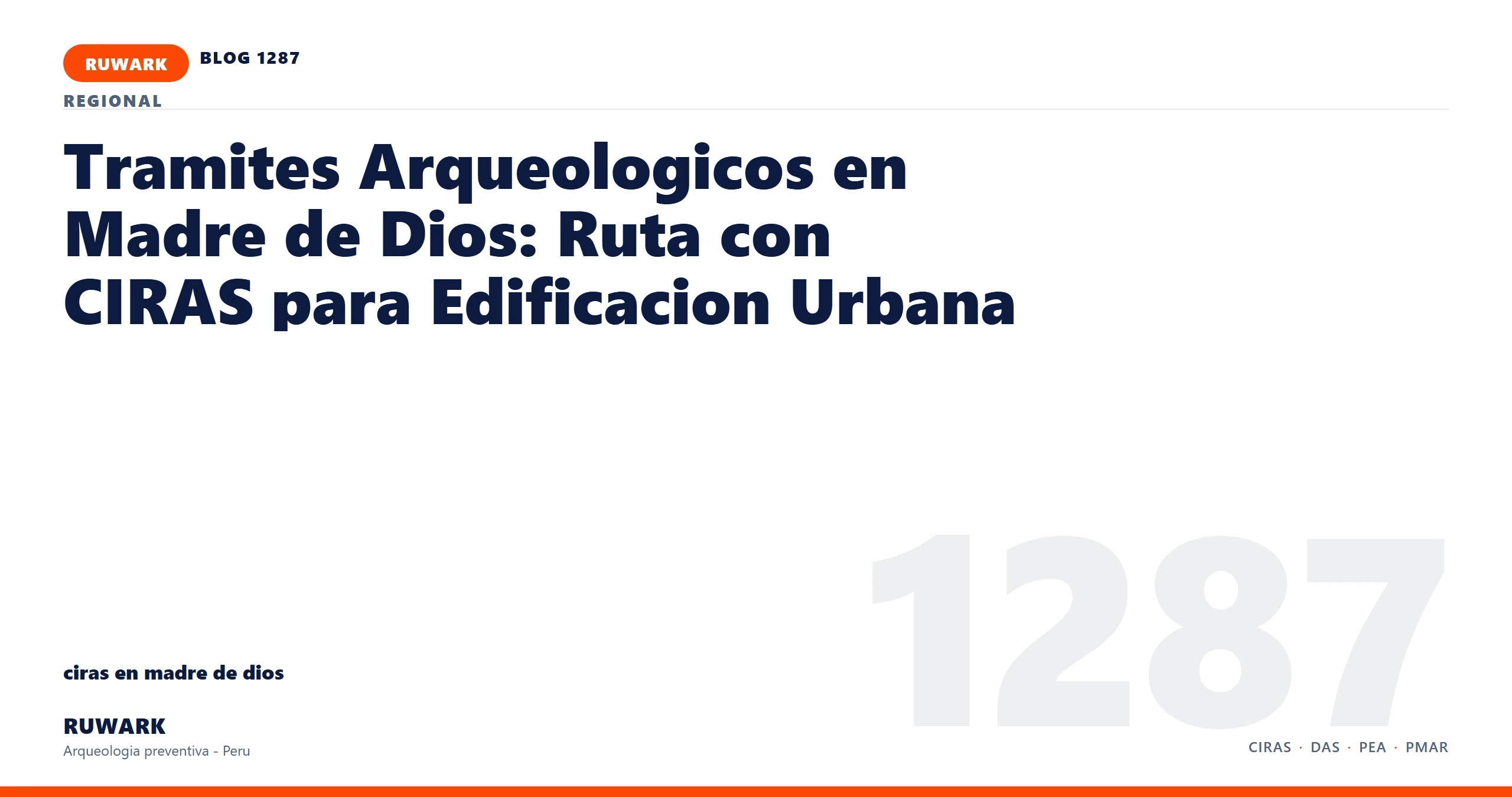 riesgo - RUWARK arqueologia preventiva Peru