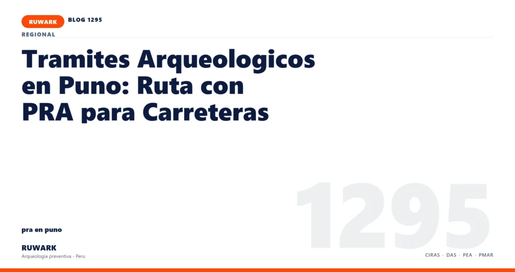 riesgo - RUWARK arqueologia preventiva Peru