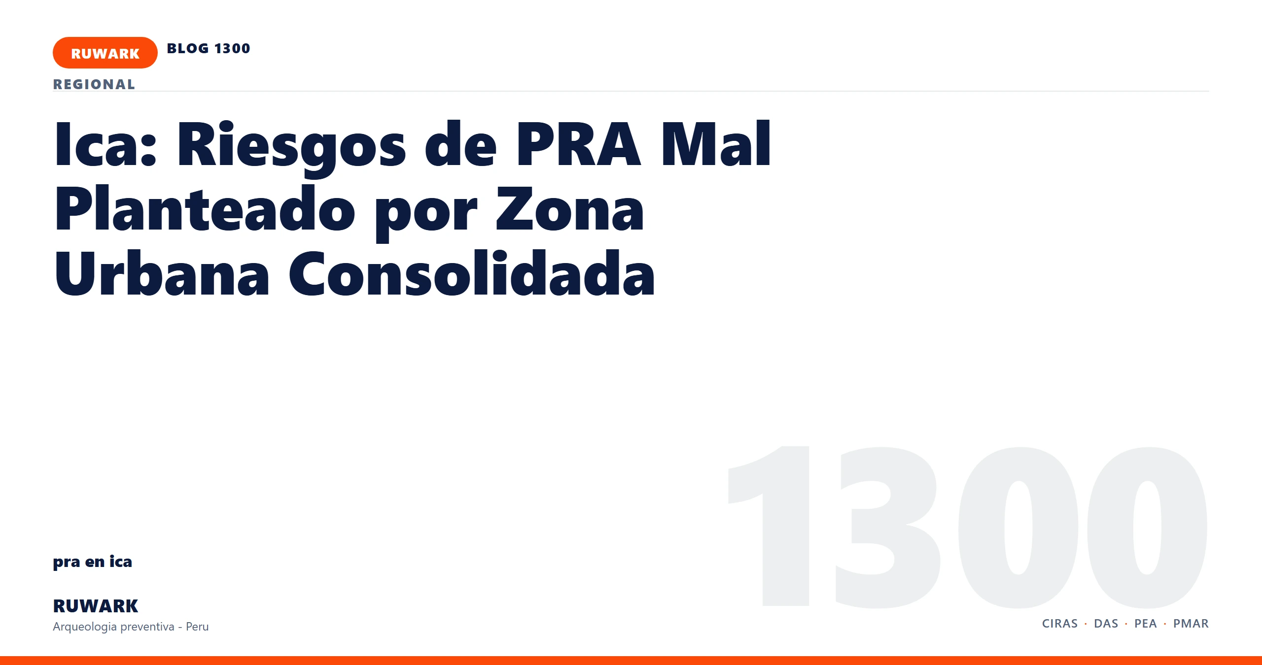 zona - RUWARK arqueologia preventiva Peru