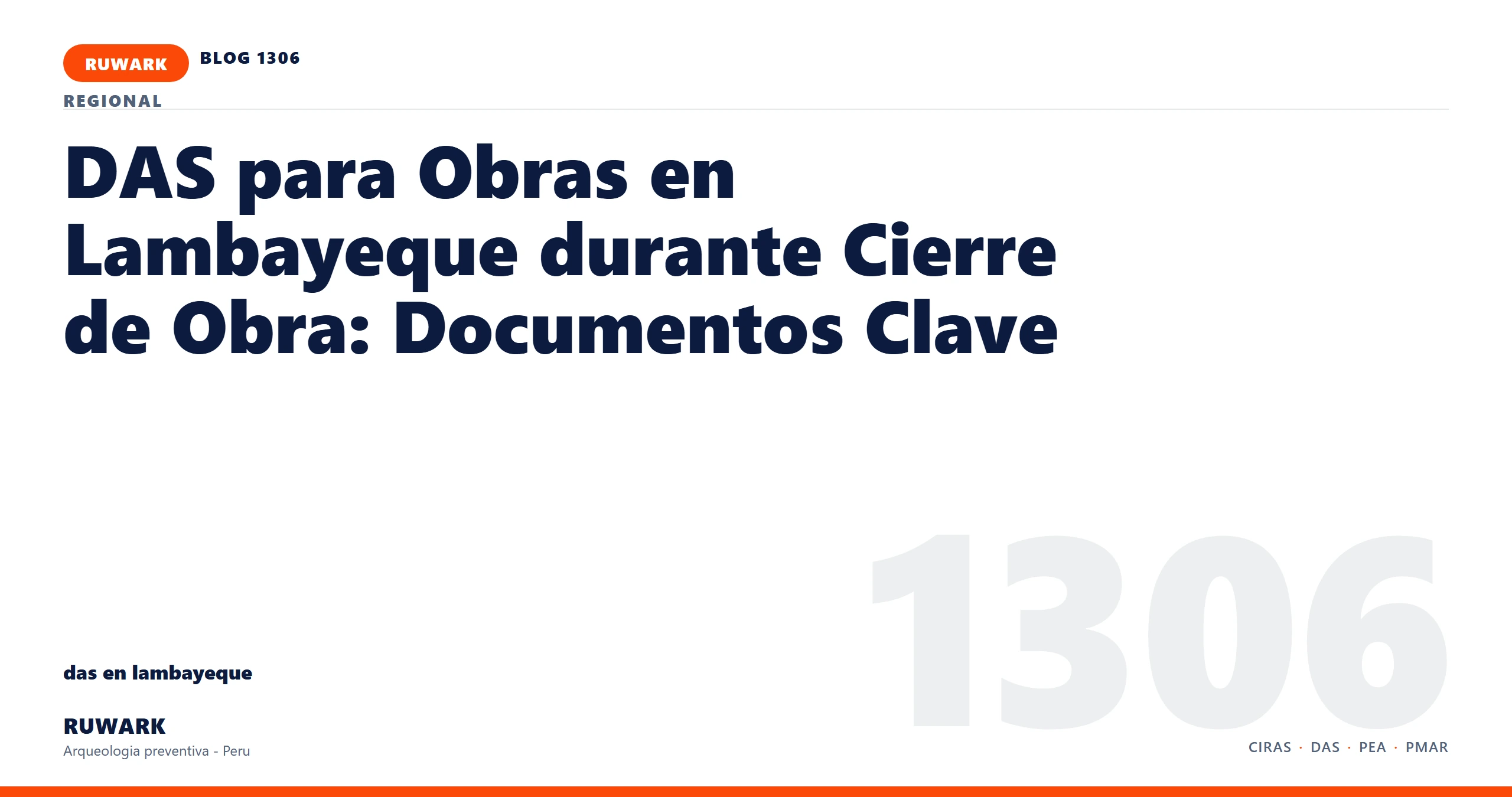 zona - RUWARK arqueologia preventiva Peru