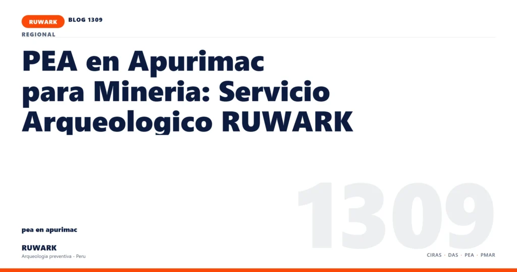 observacion - RUWARK arqueologia preventiva Peru