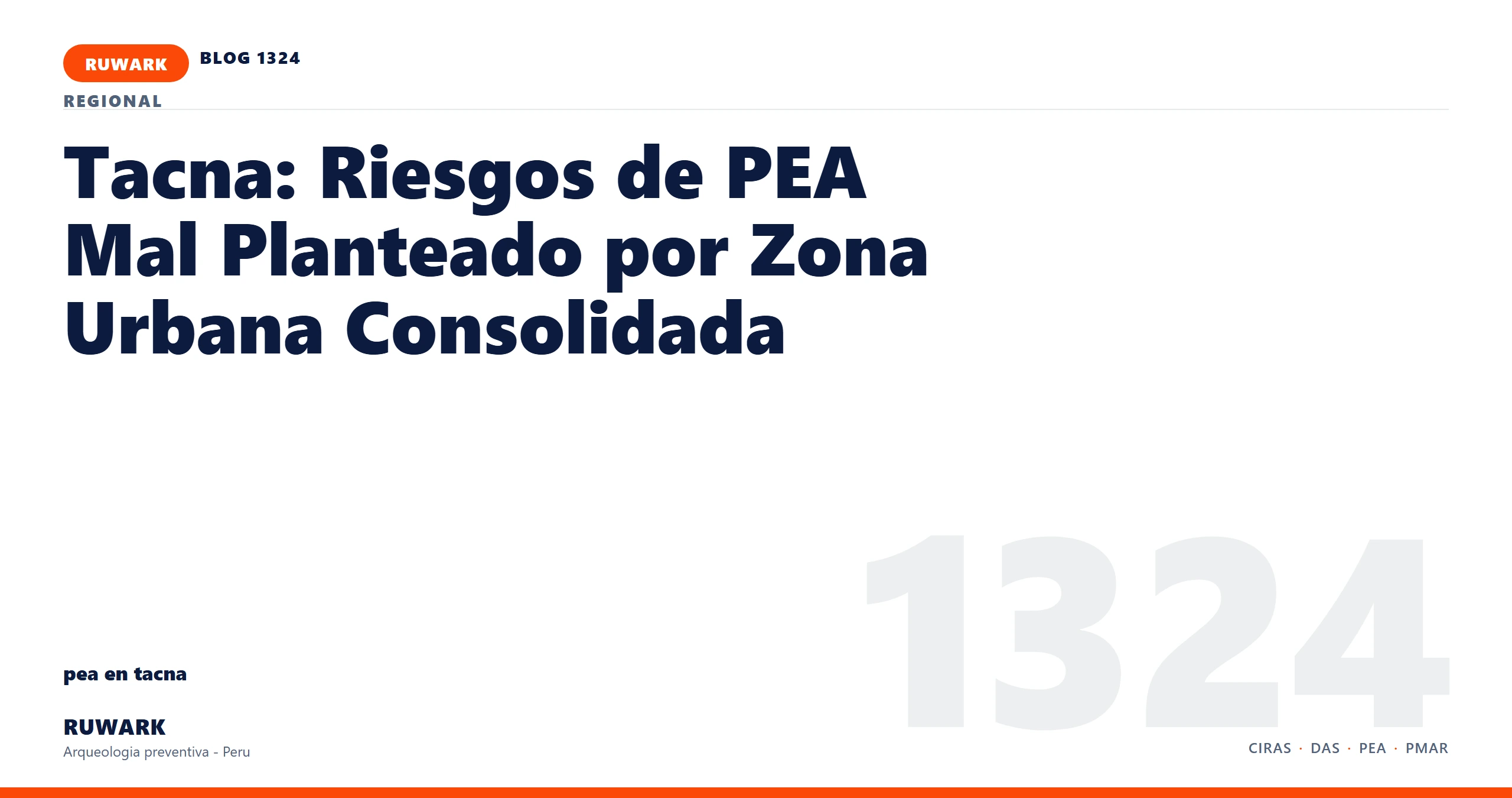 zona - RUWARK arqueologia preventiva Peru