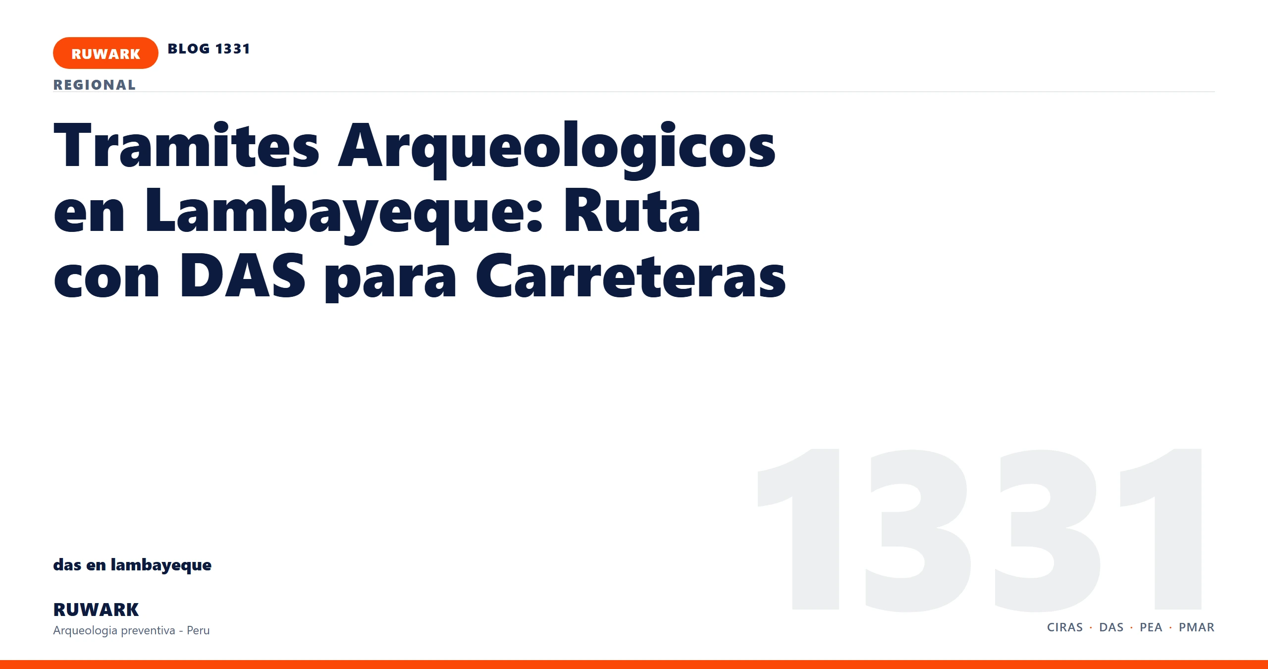riesgo - RUWARK arqueologia preventiva Peru