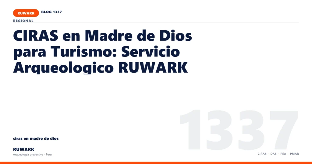 observacion - RUWARK arqueologia preventiva Peru