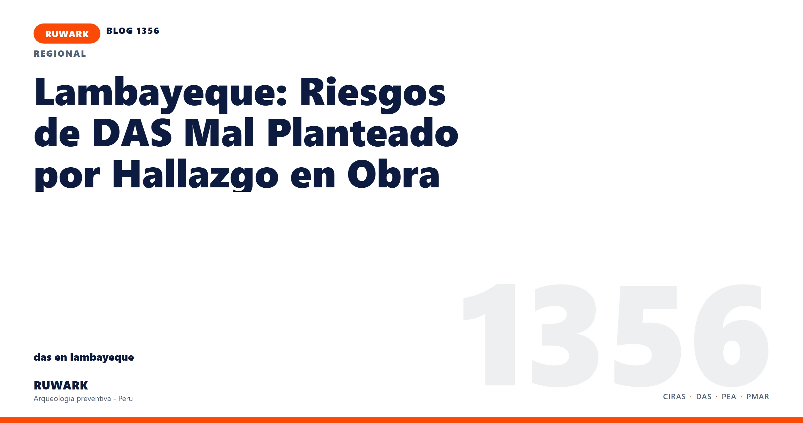 hallazgo - RUWARK arqueologia preventiva Peru