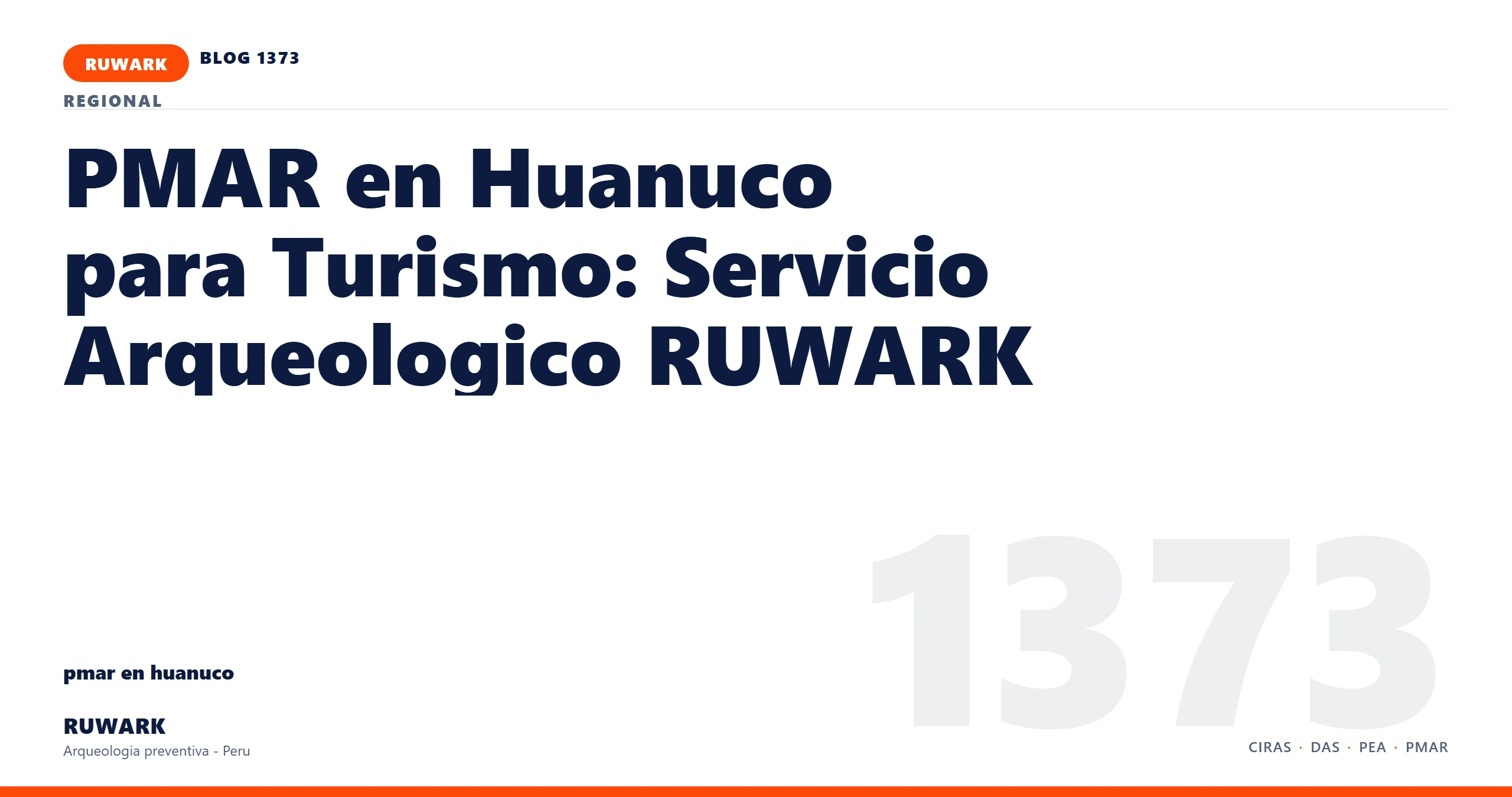 hallazgo - RUWARK arqueologia preventiva Peru