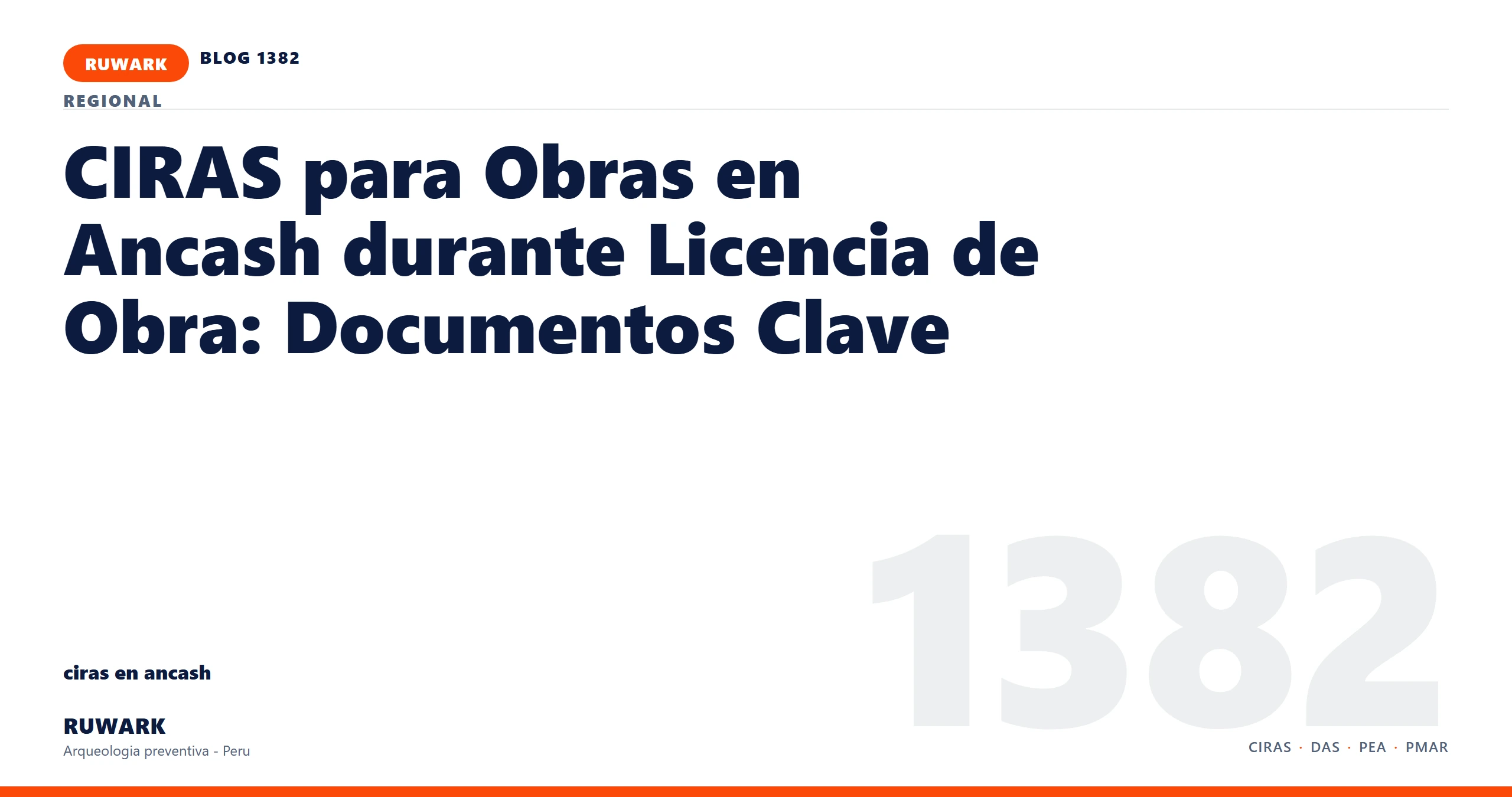 zona - RUWARK arqueologia preventiva Peru