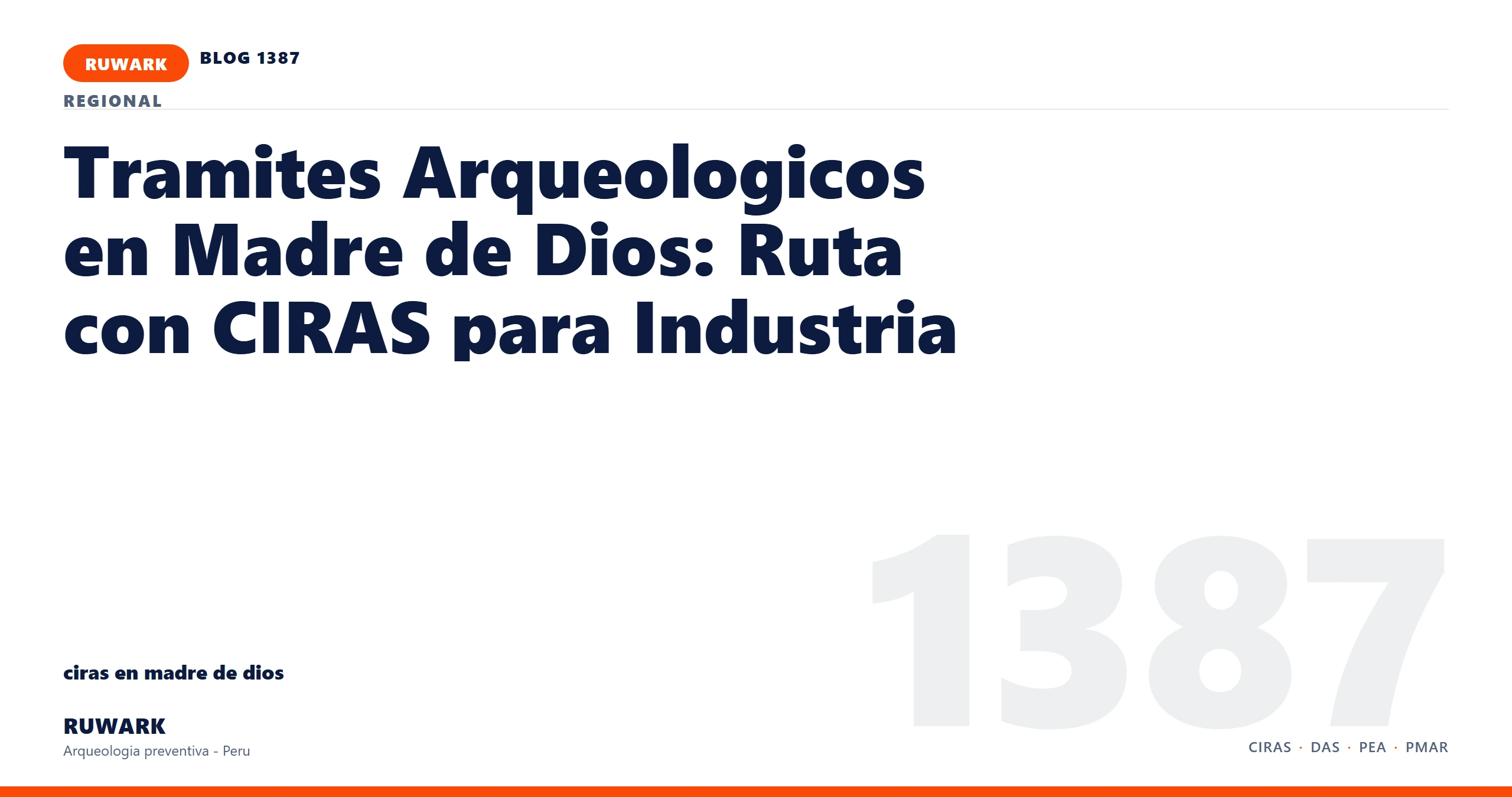 servidumbre - RUWARK arqueologia preventiva Peru