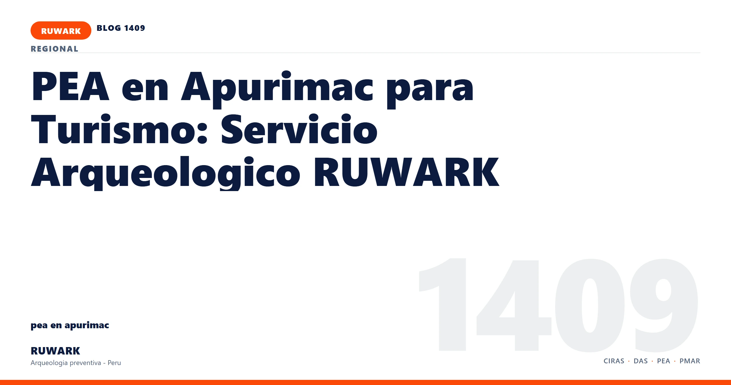 riesgo - RUWARK arqueologia preventiva Peru