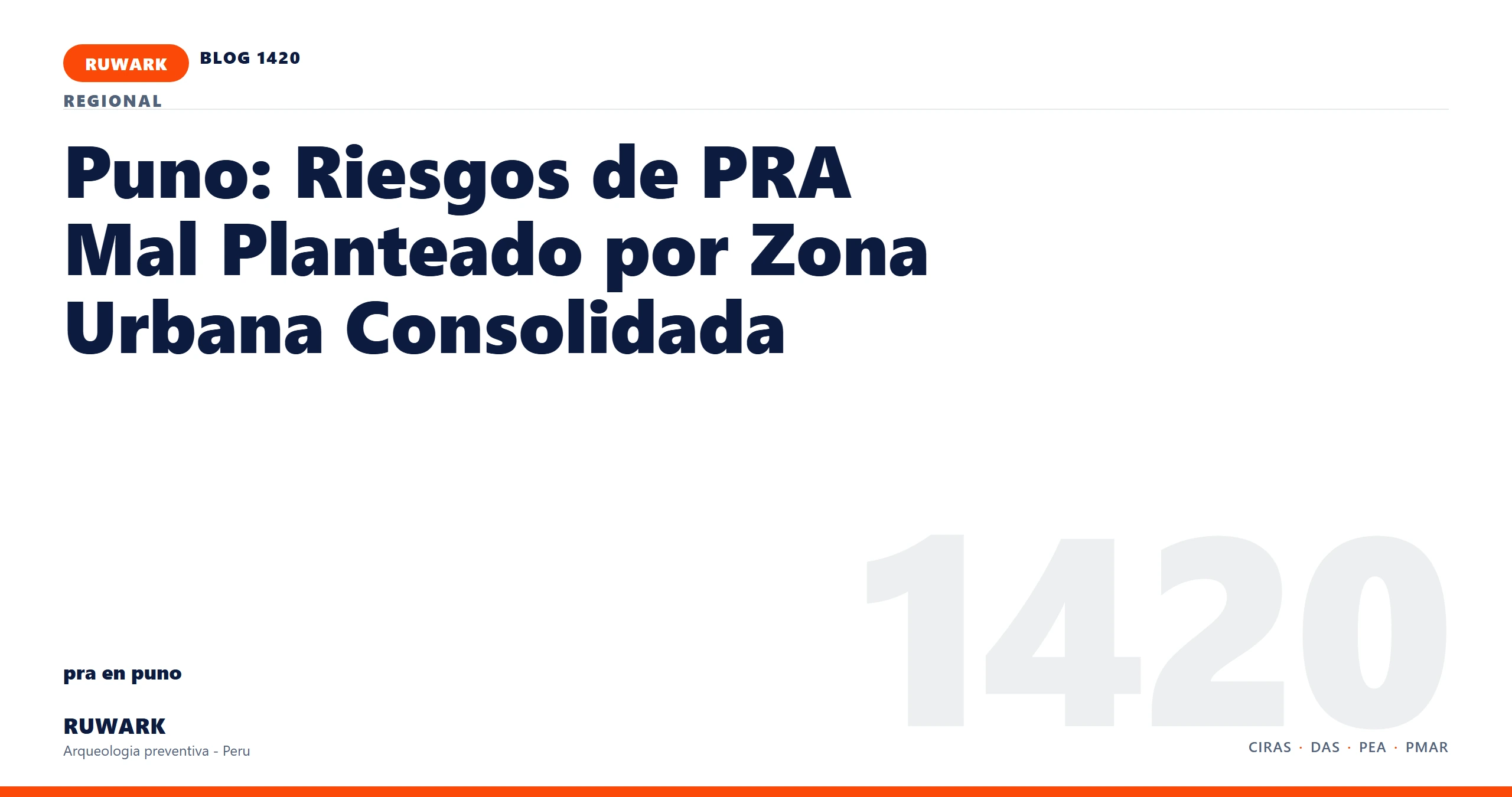 zona - RUWARK arqueologia preventiva Peru