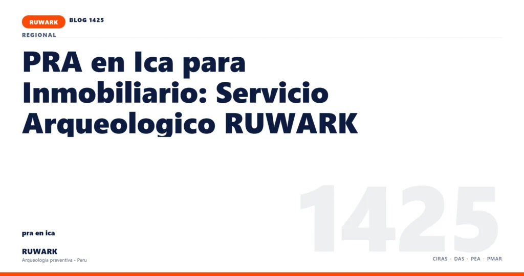 servidumbre - RUWARK arqueologia preventiva Peru