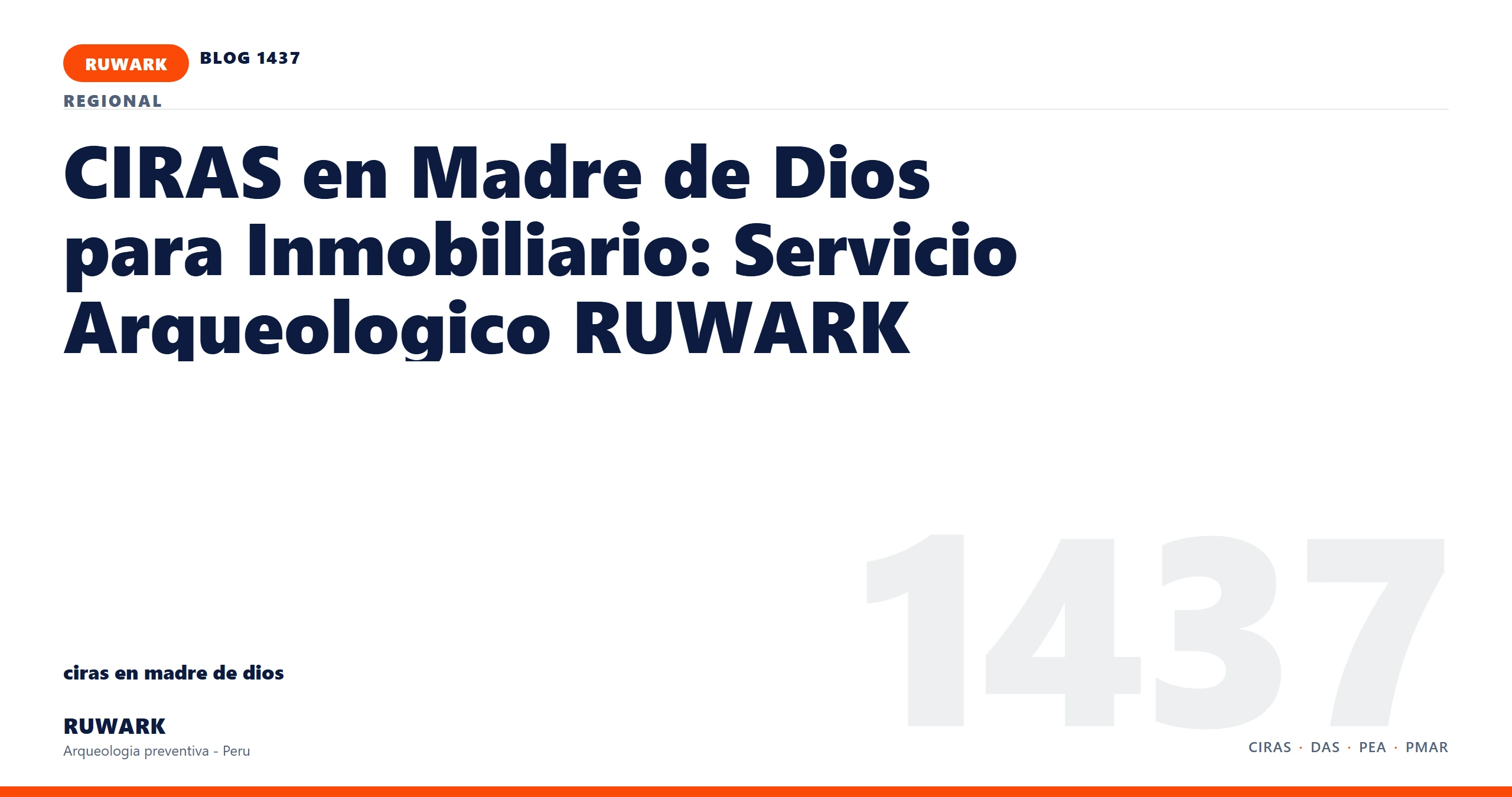 riesgo - RUWARK arqueologia preventiva Peru