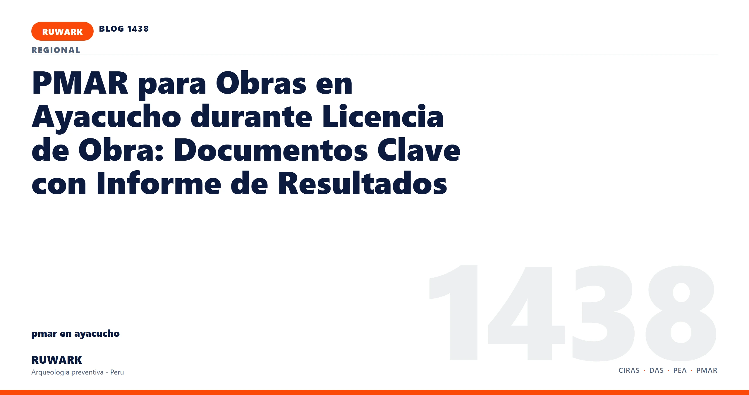 riesgo - RUWARK arqueologia preventiva Peru