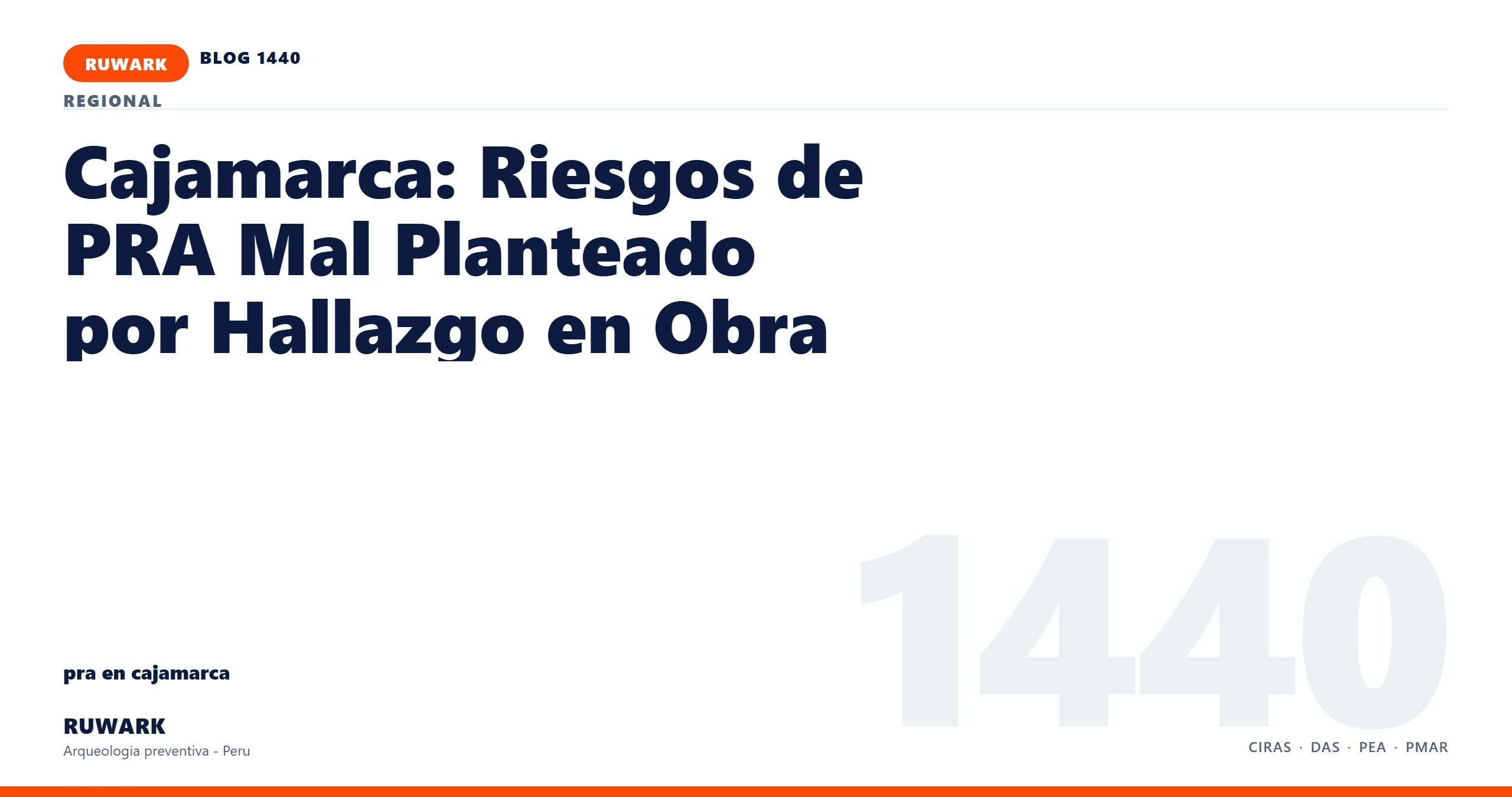 hallazgo - RUWARK arqueologia preventiva Peru