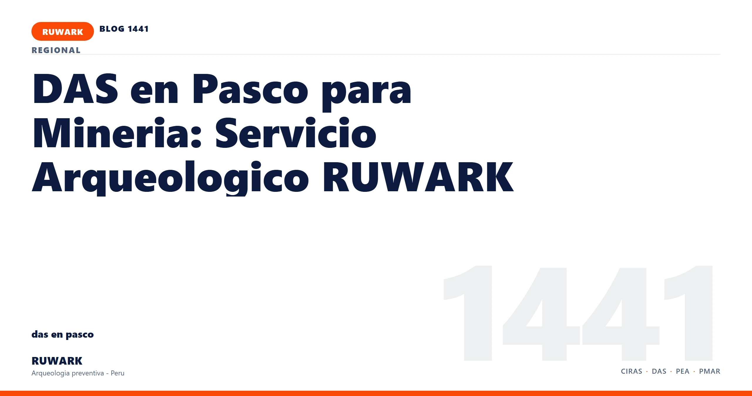 observacion - RUWARK arqueologia preventiva Peru