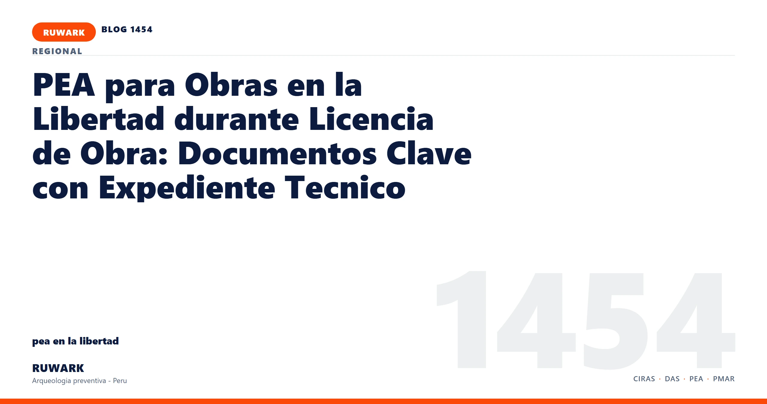 antecedentes - RUWARK arqueologia preventiva Peru