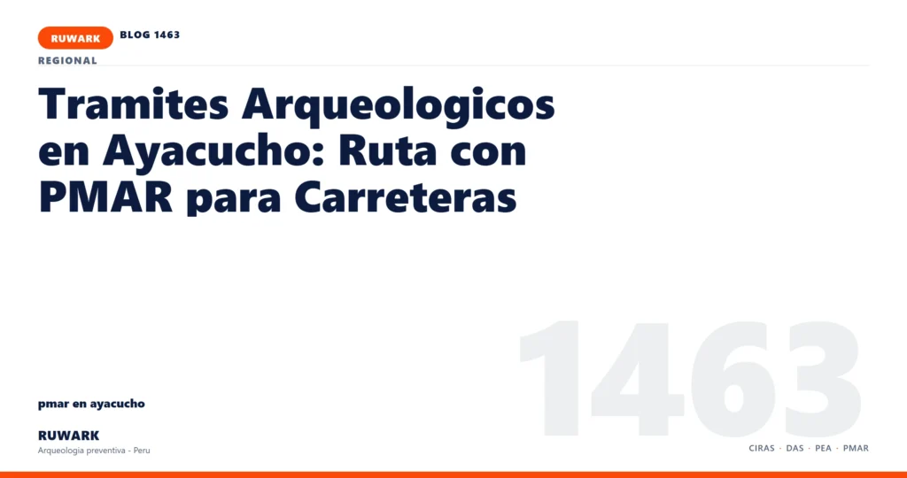 hallazgo - RUWARK arqueologia preventiva Peru