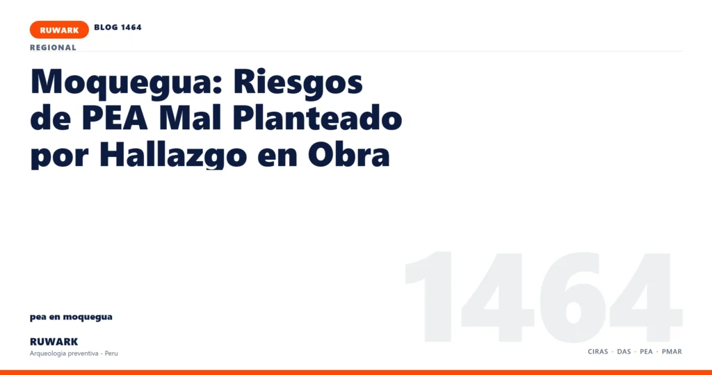 hallazgo - RUWARK arqueologia preventiva Peru