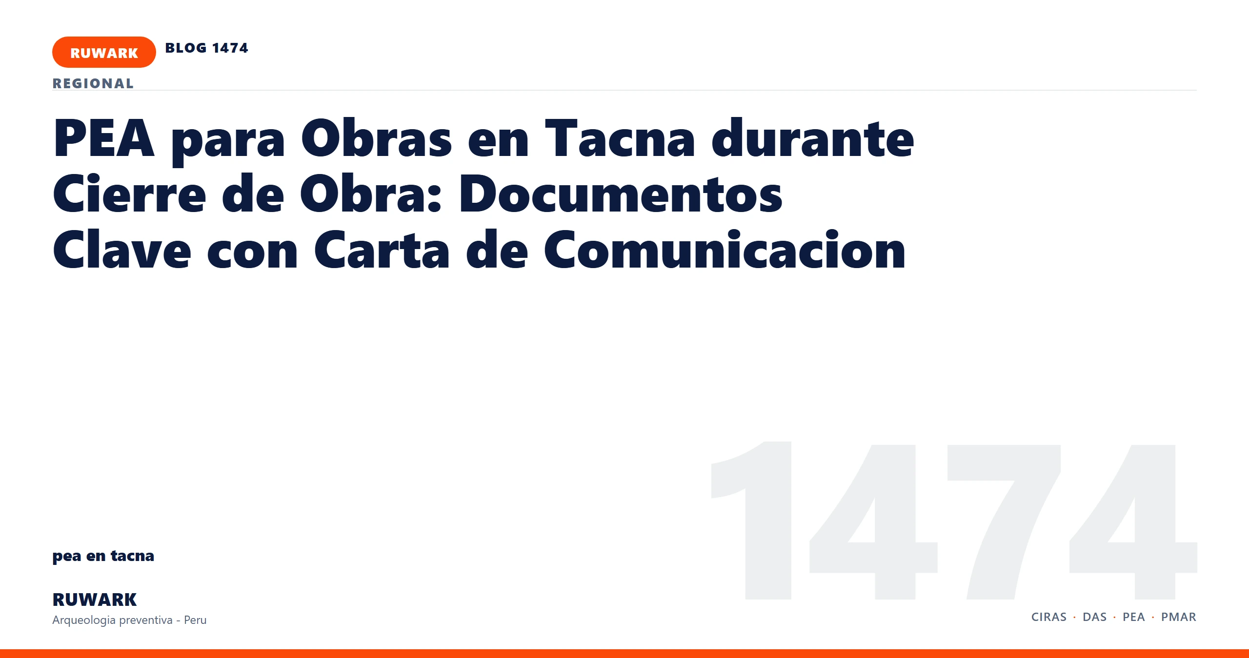 zona - RUWARK arqueologia preventiva Peru