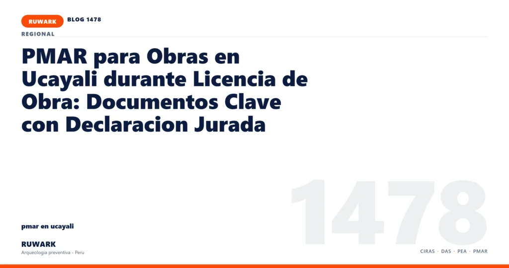 servidumbre - RUWARK arqueologia preventiva Peru