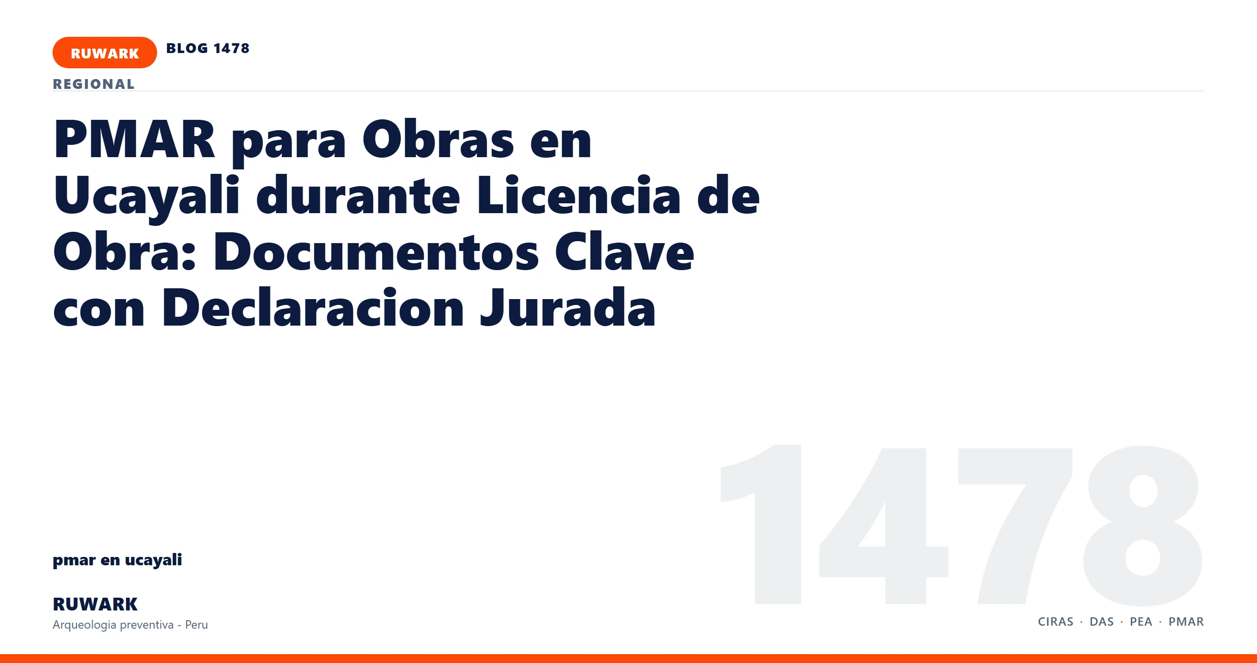 servidumbre - RUWARK arqueologia preventiva Peru