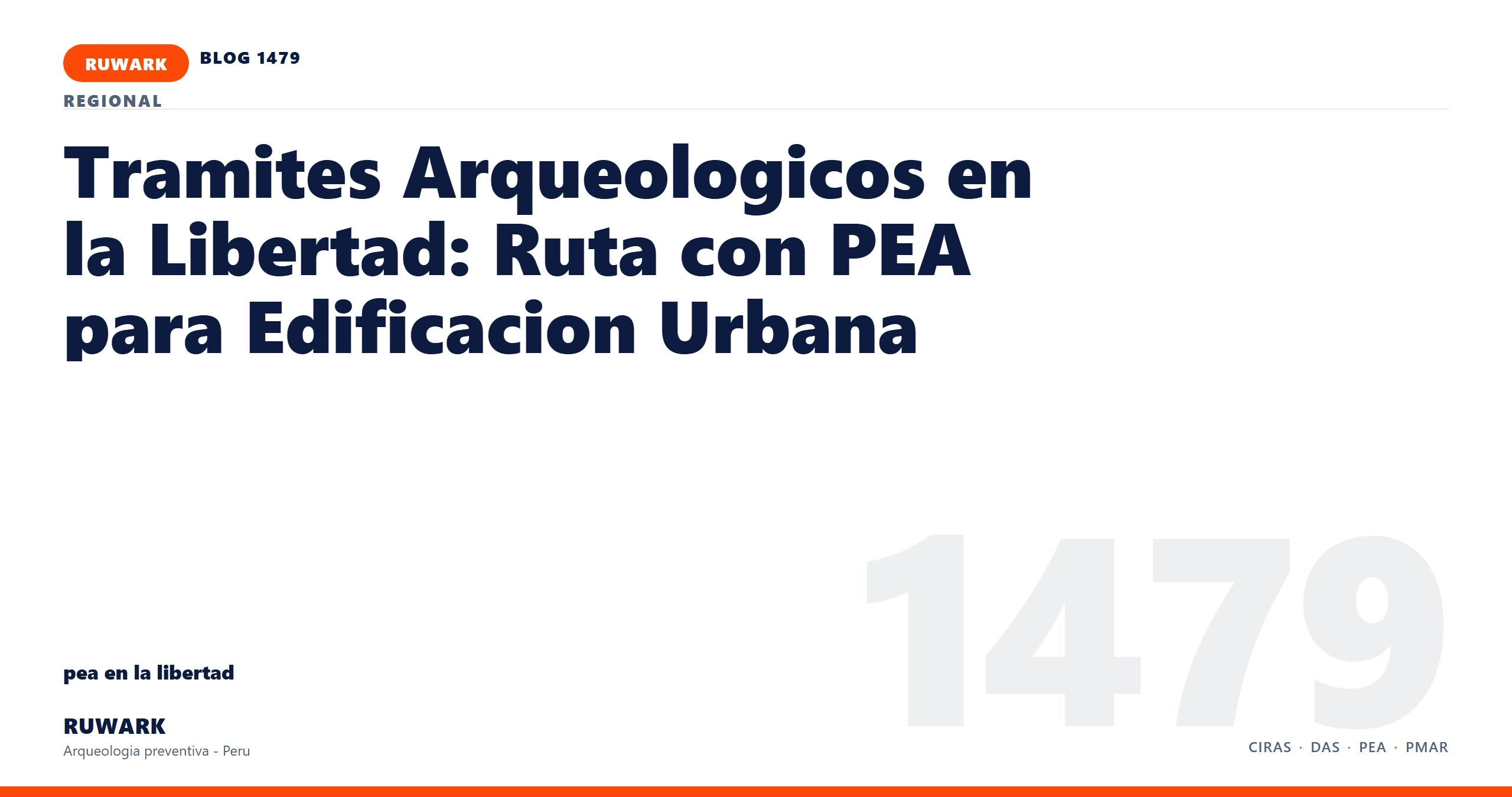 servidumbre - RUWARK arqueologia preventiva Peru