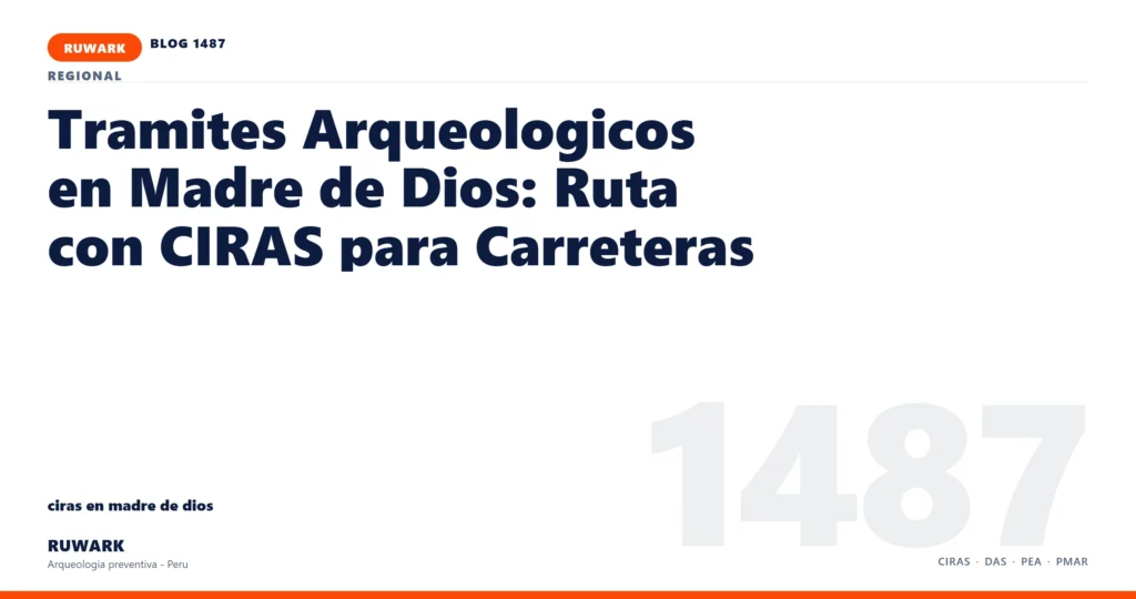 observacion - RUWARK arqueologia preventiva Peru