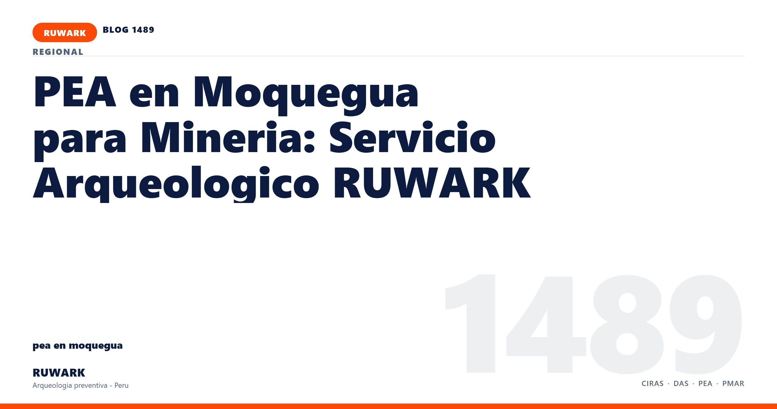observacion - RUWARK arqueologia preventiva Peru