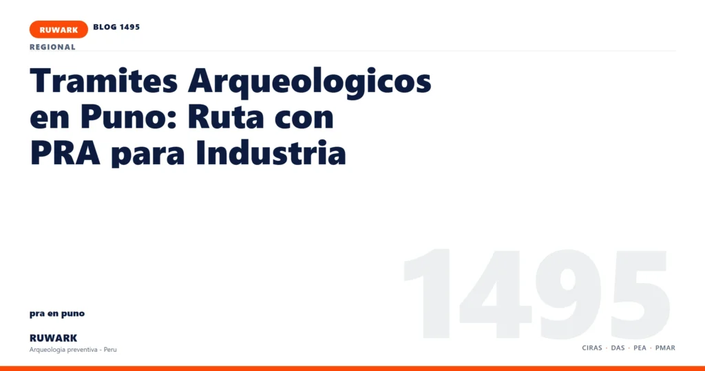 observacion - RUWARK arqueologia preventiva Peru
