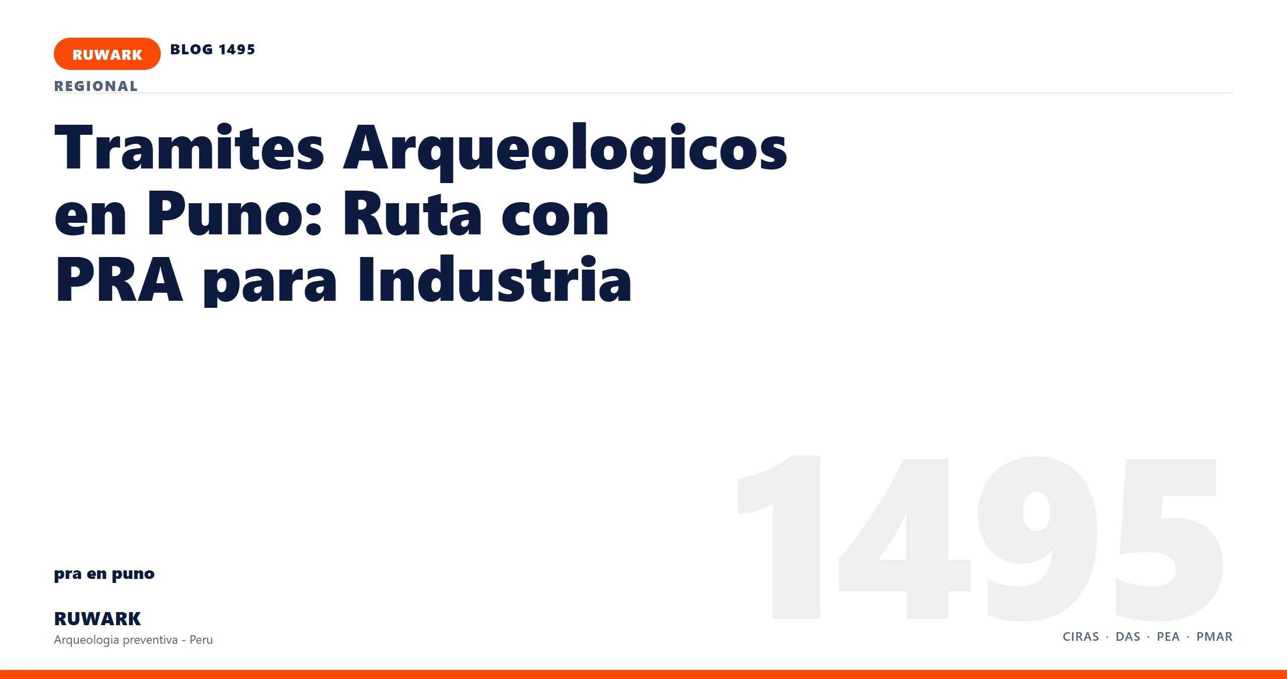 observacion - RUWARK arqueologia preventiva Peru