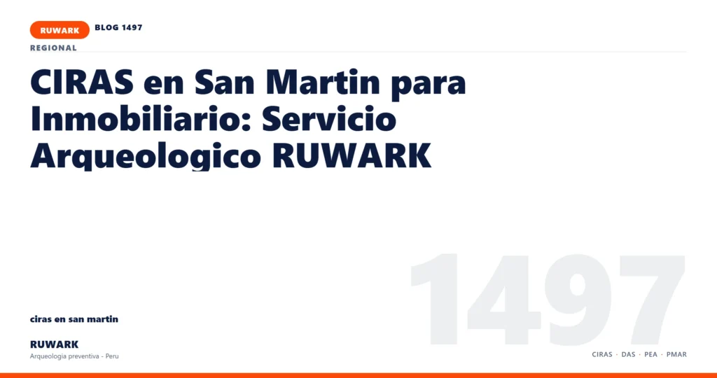 riesgo - RUWARK arqueologia preventiva Peru