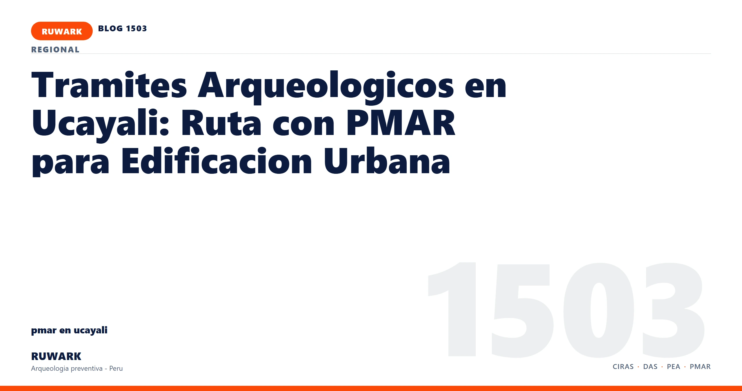 zona - RUWARK arqueologia preventiva Peru
