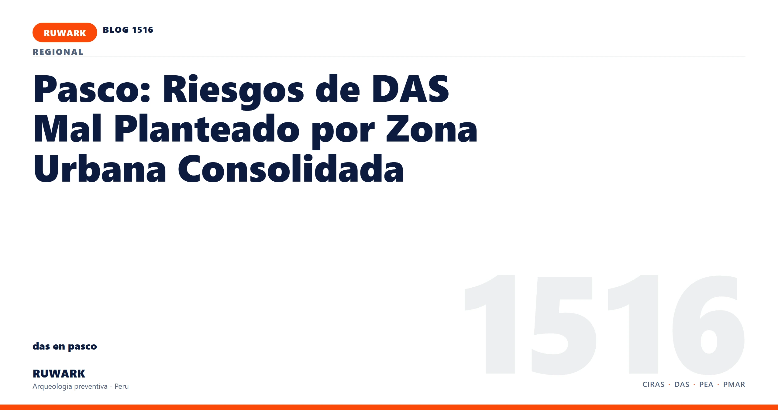 zona - RUWARK arqueologia preventiva Peru