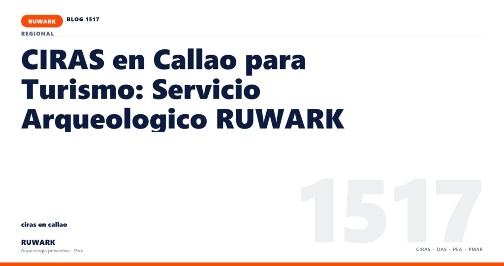 observacion - RUWARK arqueologia preventiva Peru