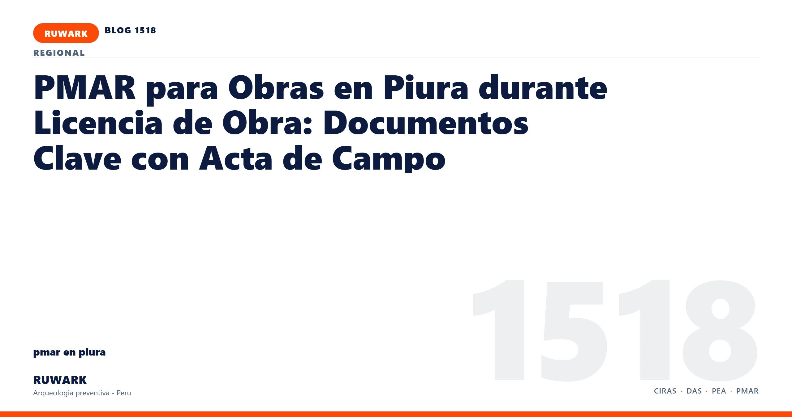 observacion - RUWARK arqueologia preventiva Peru