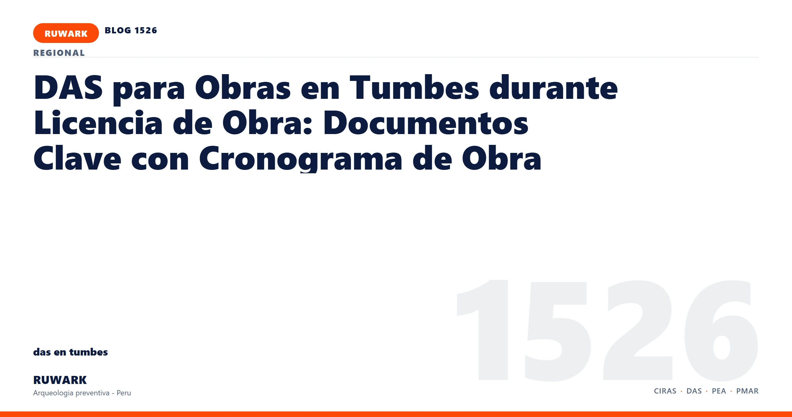 antecedentes - RUWARK arqueologia preventiva Peru