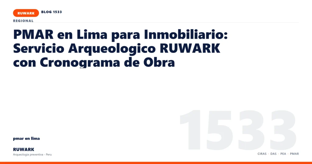 zona - RUWARK arqueologia preventiva Peru