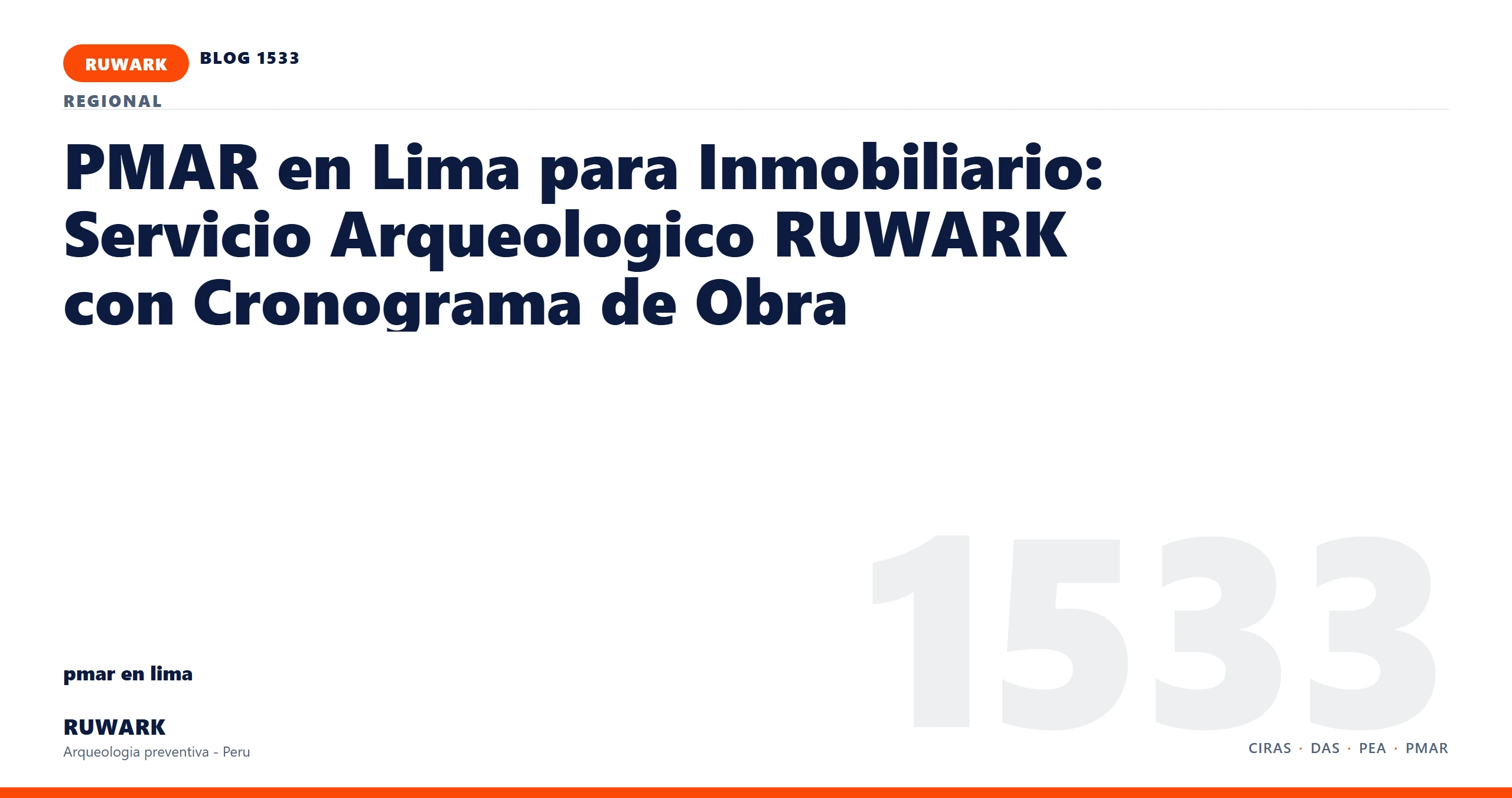 zona - RUWARK arqueologia preventiva Peru