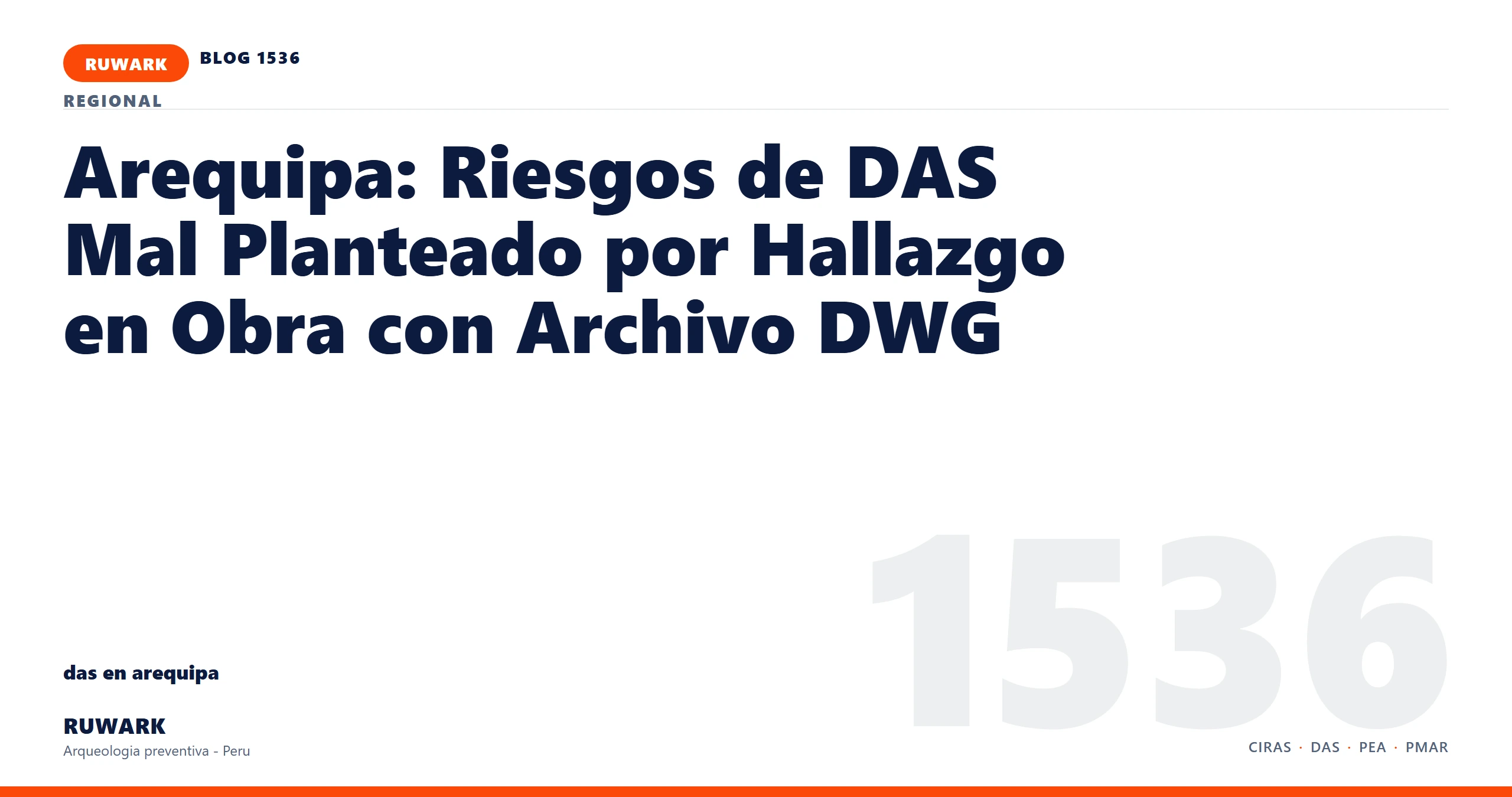 hallazgo - RUWARK arqueologia preventiva Peru