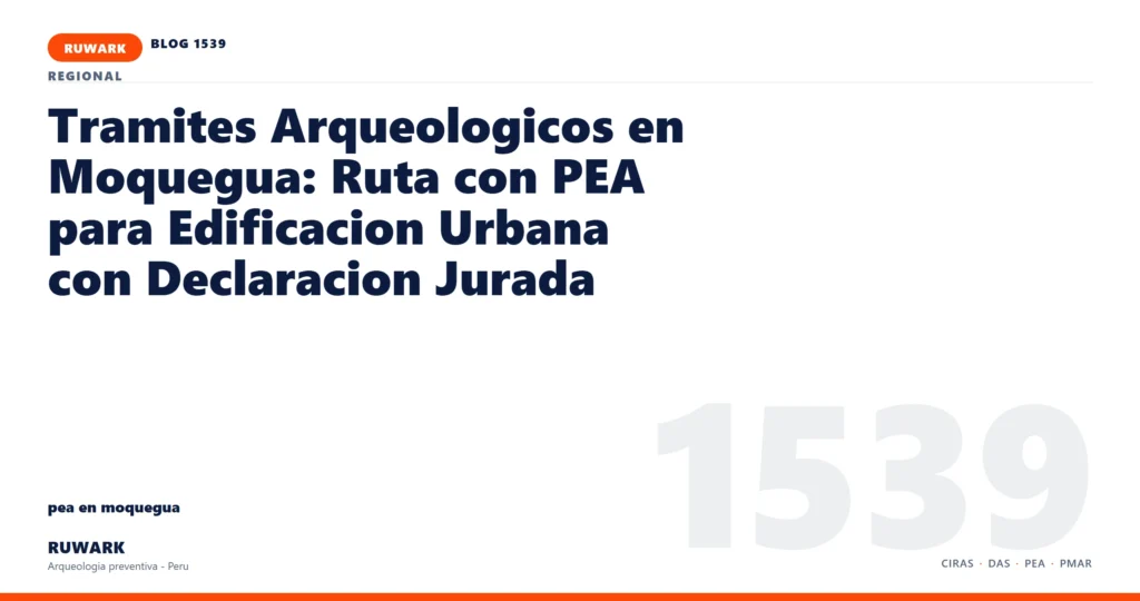 servidumbre - RUWARK arqueologia preventiva Peru