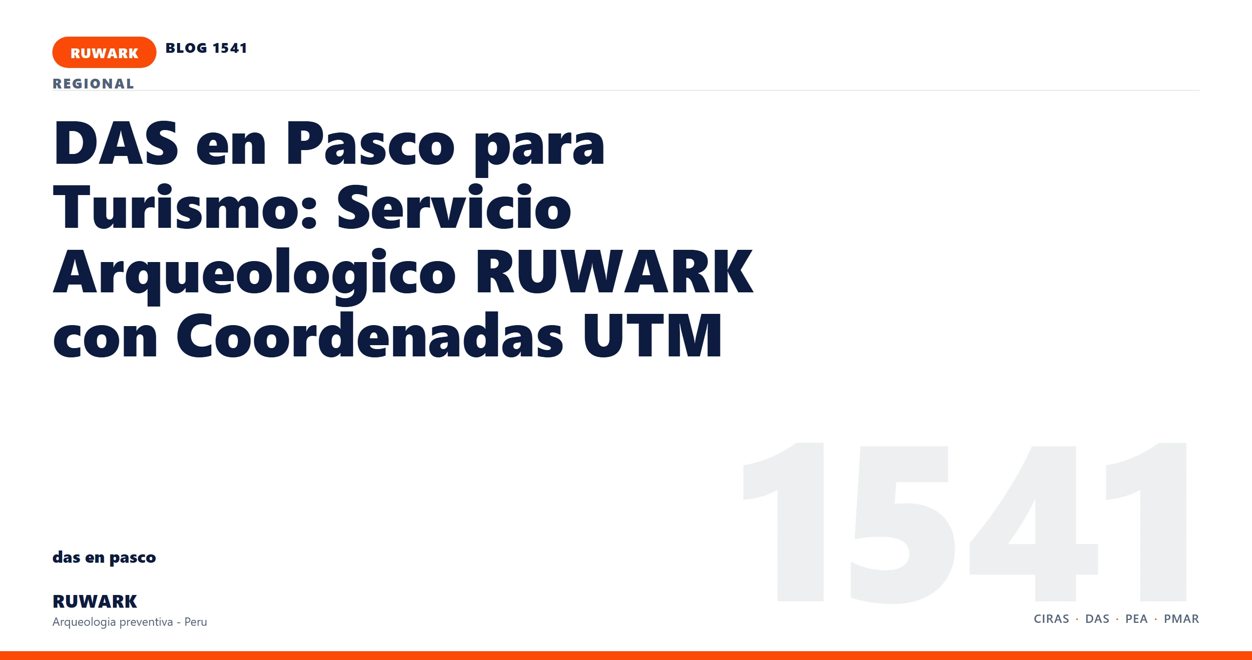 riesgo - RUWARK arqueologia preventiva Peru