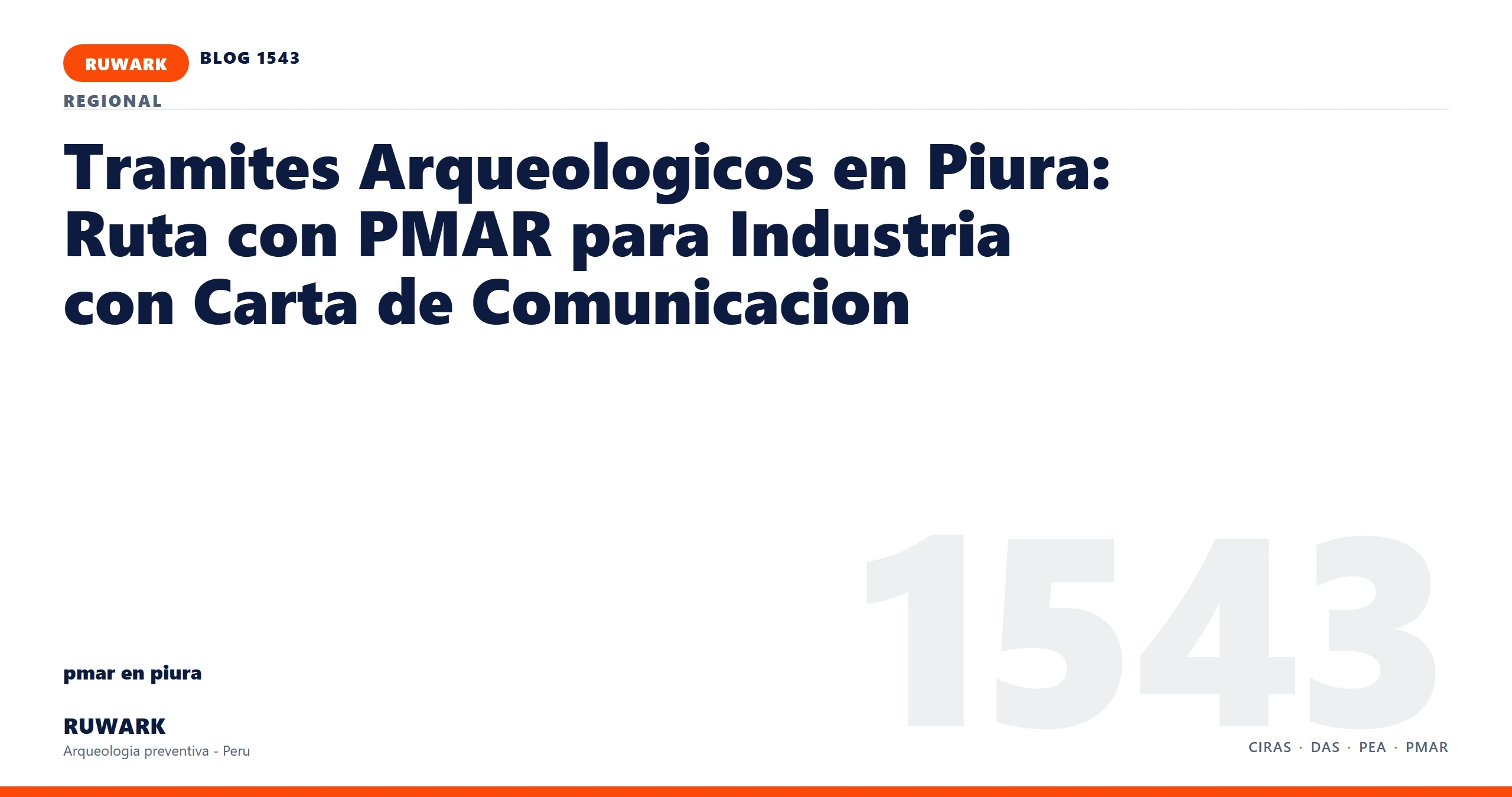 antecedentes - RUWARK arqueologia preventiva Peru