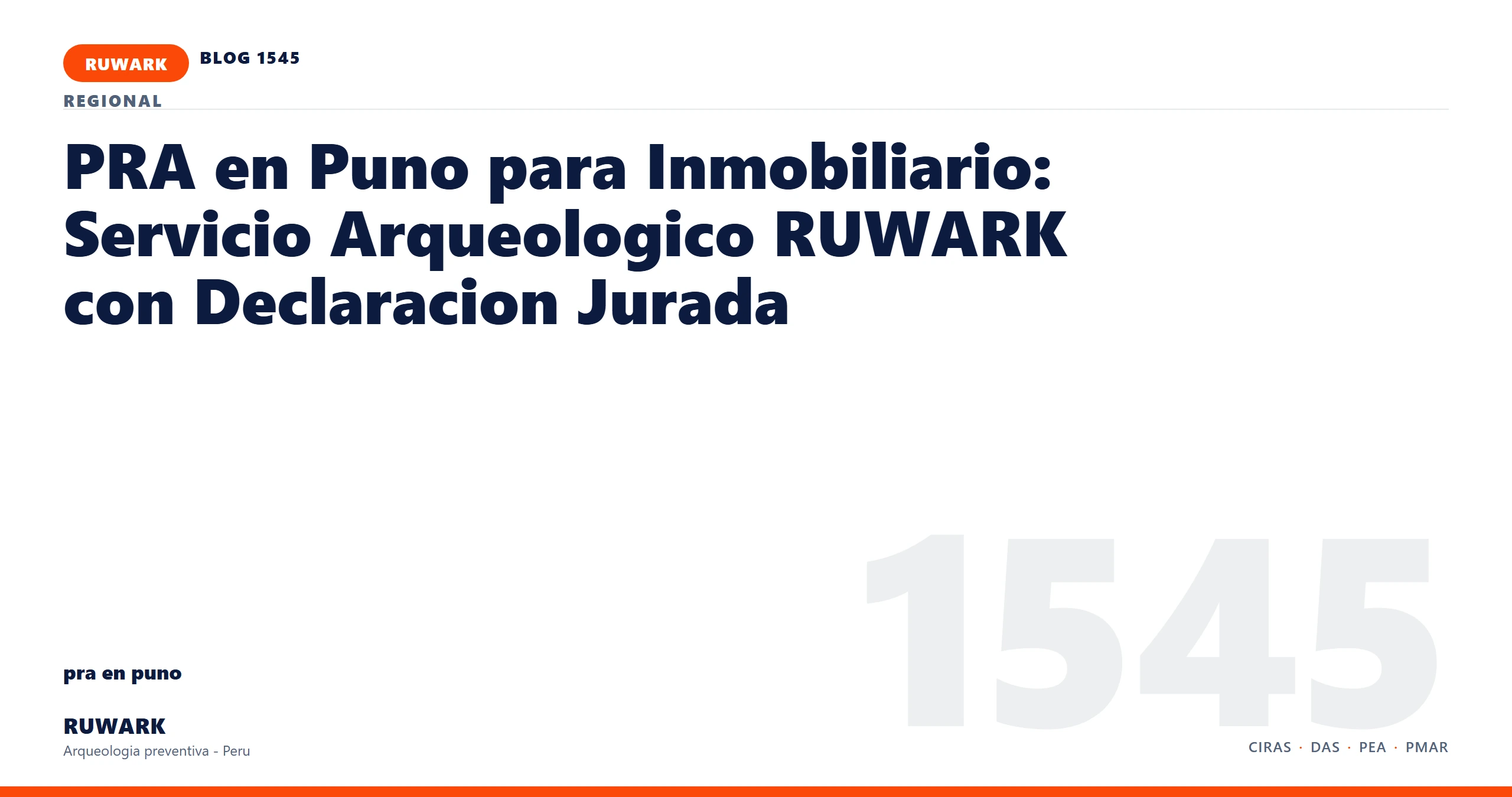 servidumbre - RUWARK arqueologia preventiva Peru