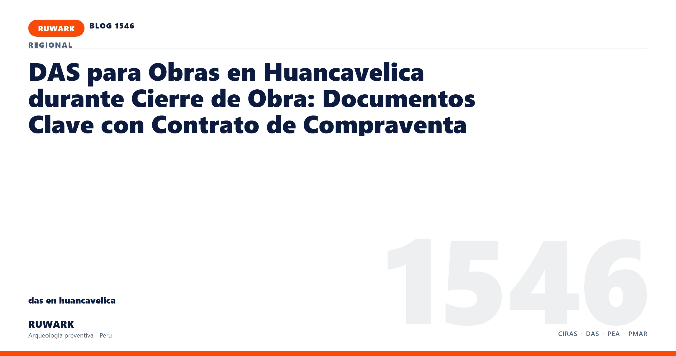 zona - RUWARK arqueologia preventiva Peru