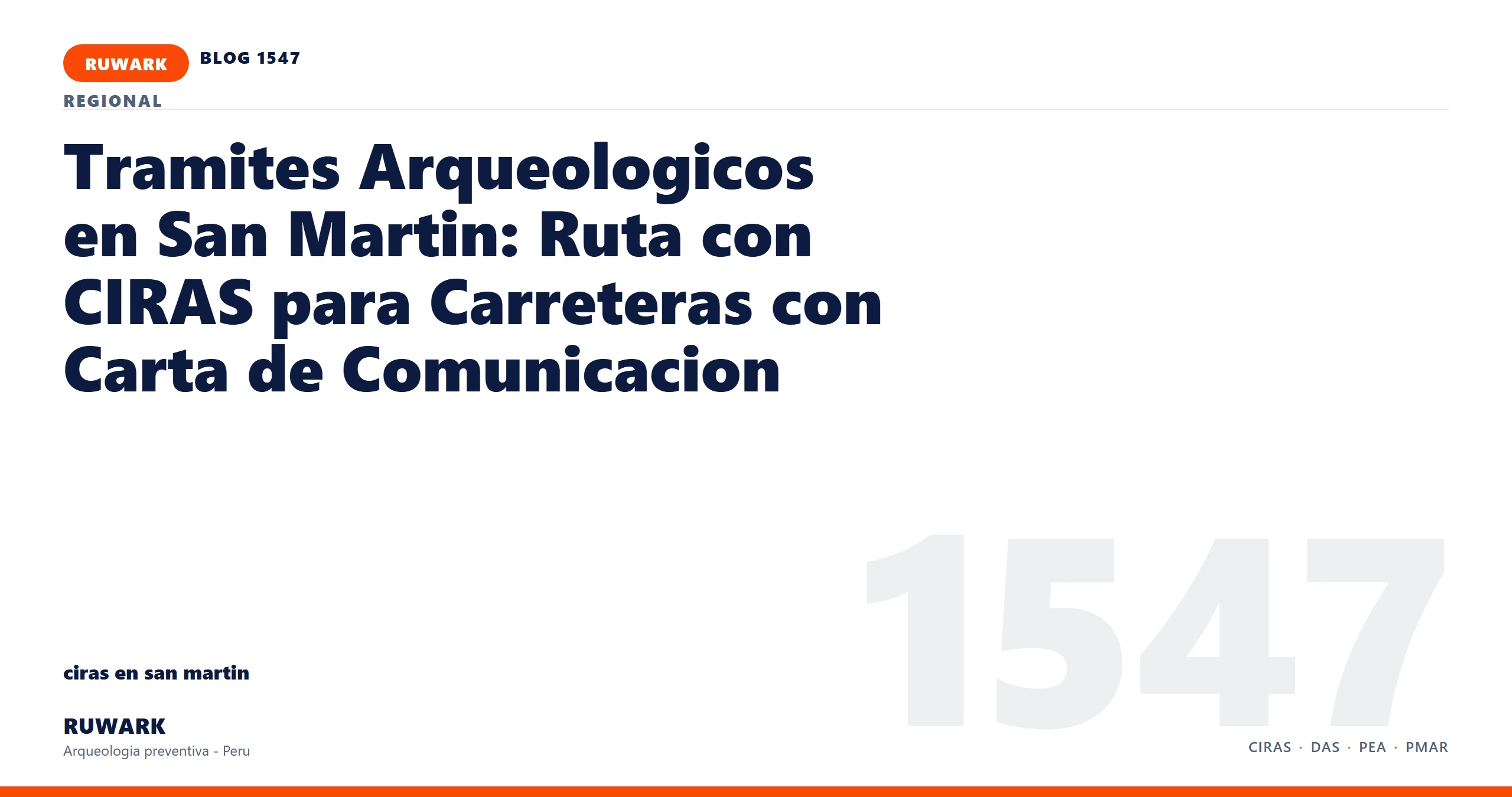 observacion - RUWARK arqueologia preventiva Peru