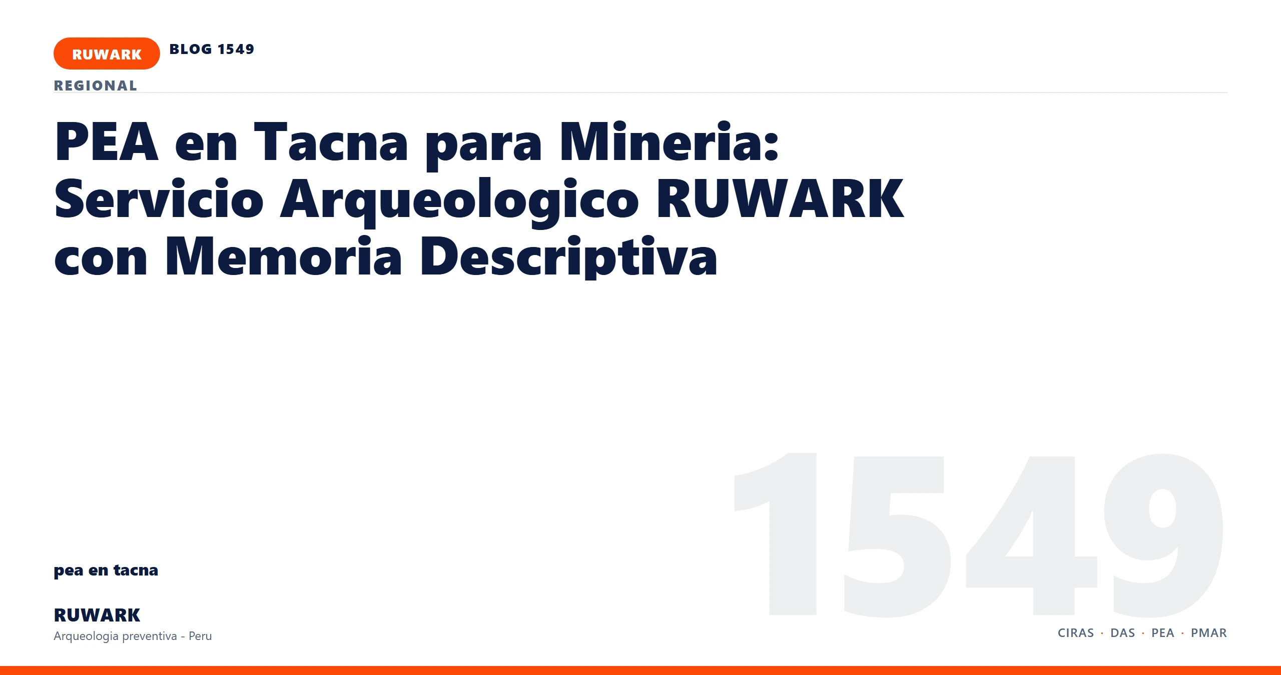 observacion - RUWARK arqueologia preventiva Peru