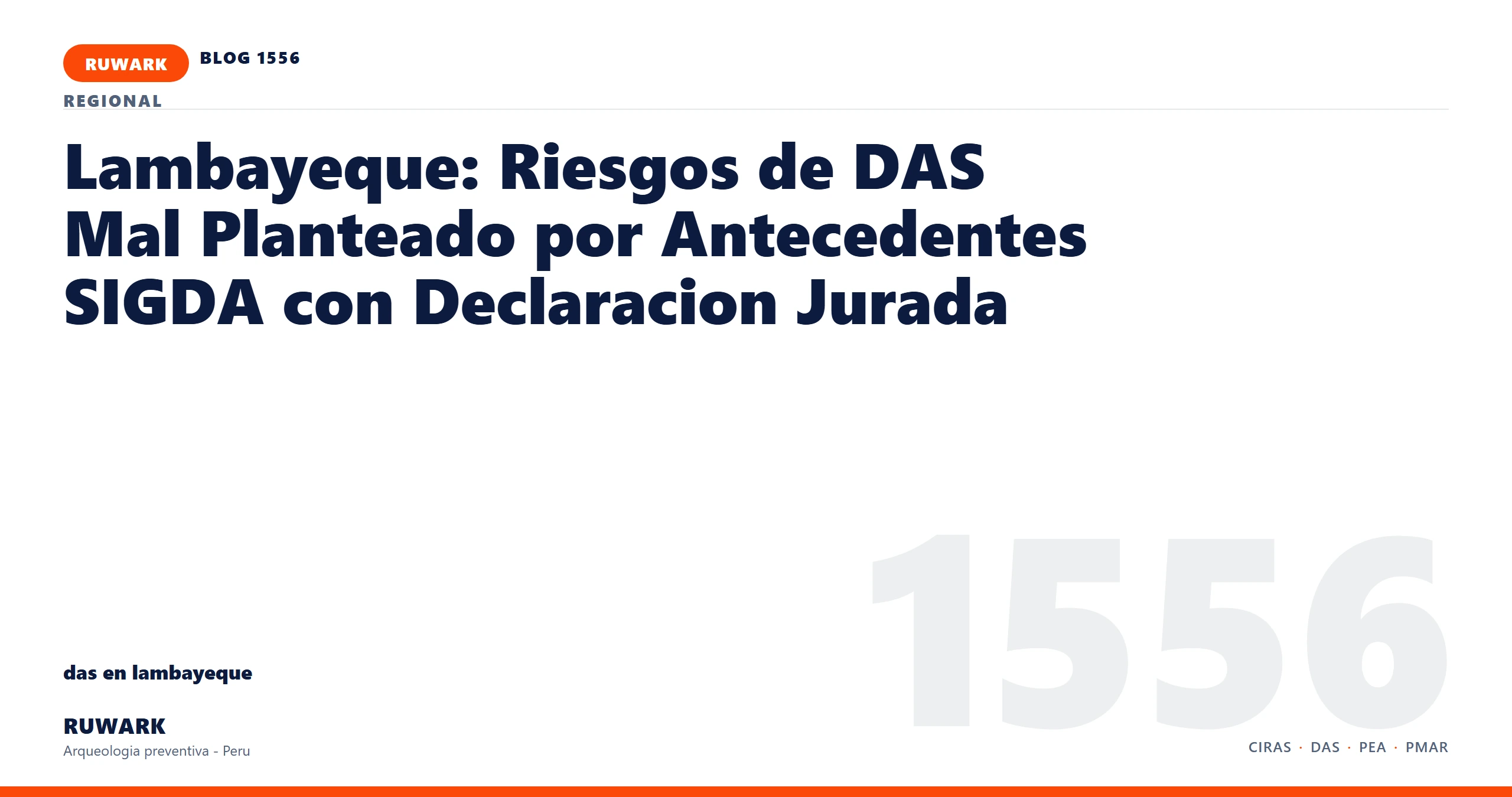 antecedentes - RUWARK arqueologia preventiva Peru