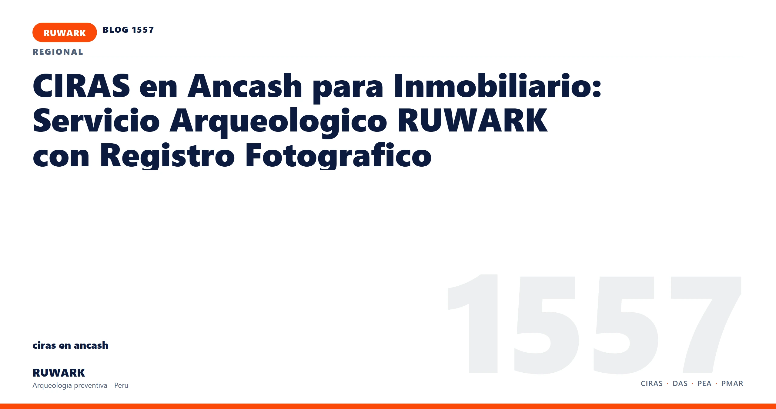 riesgo - RUWARK arqueologia preventiva Peru